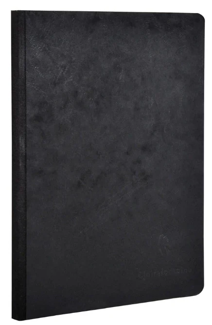 Clairefontaine Age-Bag Brochure Notebook Canvas Back Blank -Black- A5 192 pages