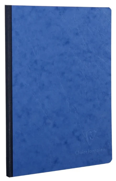 Clairefontaine Age-Bag Brochure Notebook Canvas Back Lined - Blue - A5 192 pages