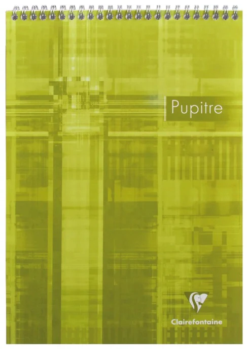 Clairefontaine Wirebound Notepad Pupitre Lined + Margin A4 160 Pages – Assorted Covers - Image 3