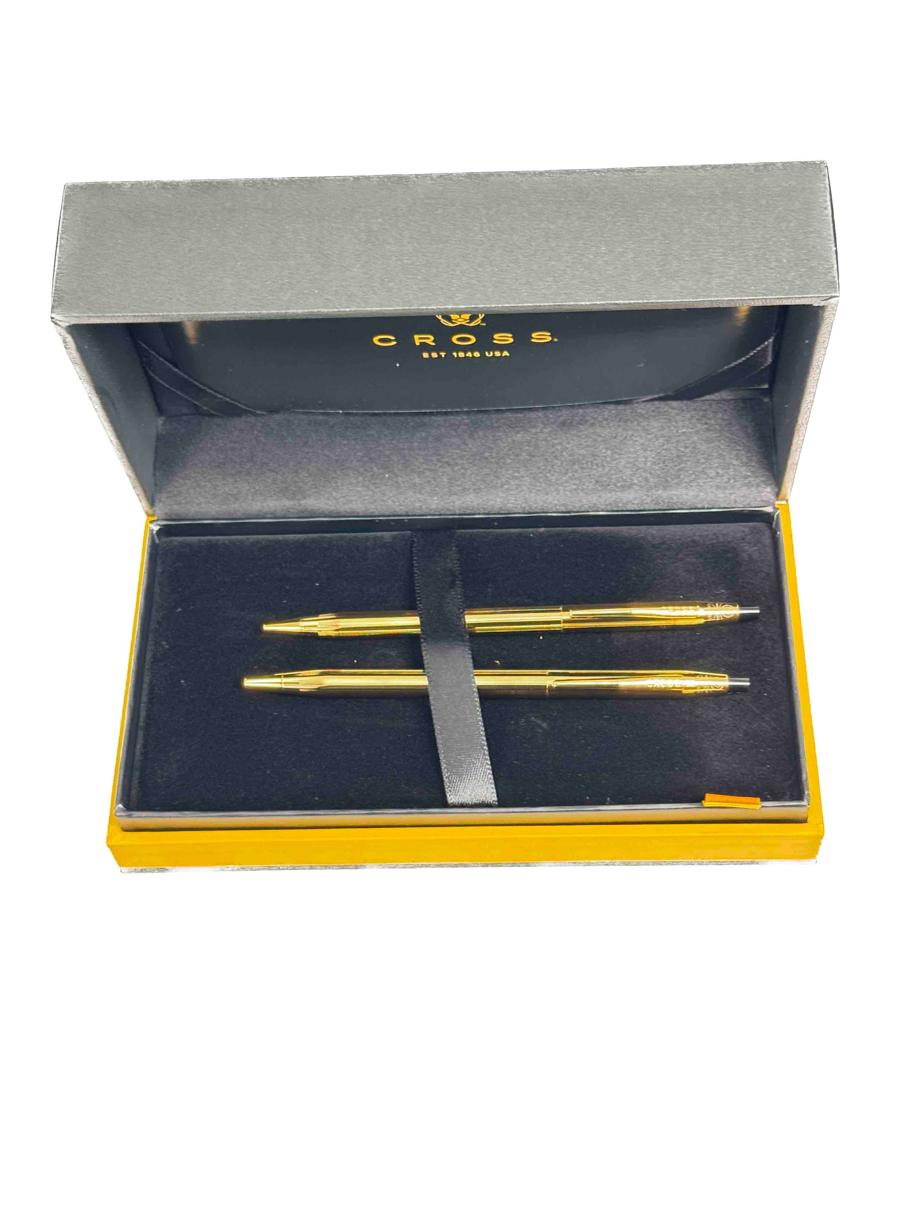 Cross Classic Century 23kt Gold plated Set BP & Pencil 0.7mm