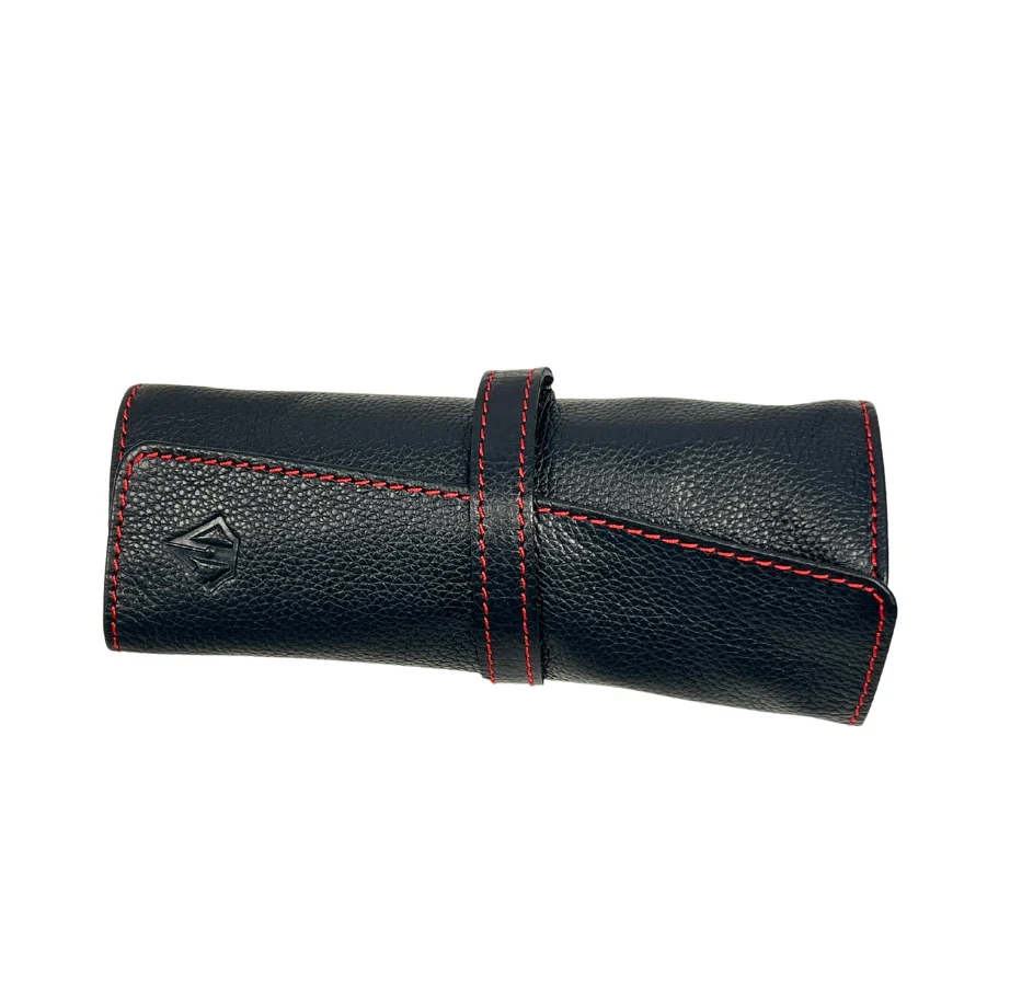 Dee Charles Designs Pen Roll - Midnight Red (5 Pen)