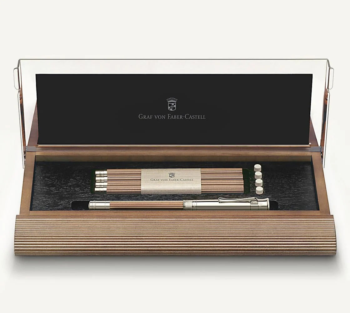 Desk set with Platinium-Plated Perfect Pencil