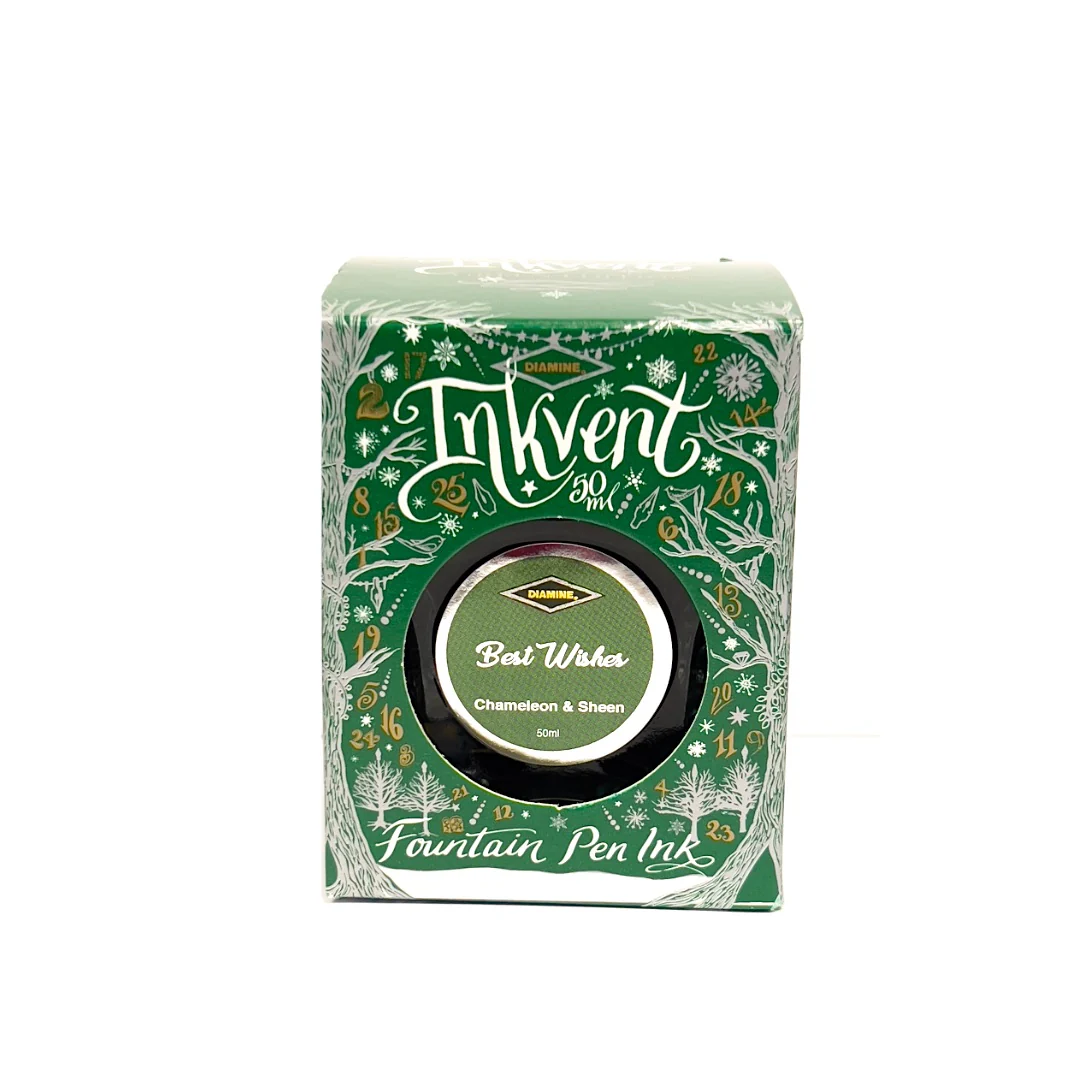 Diamine Green Edition Inkvent - Best Wishes (50ml) - Image 2
