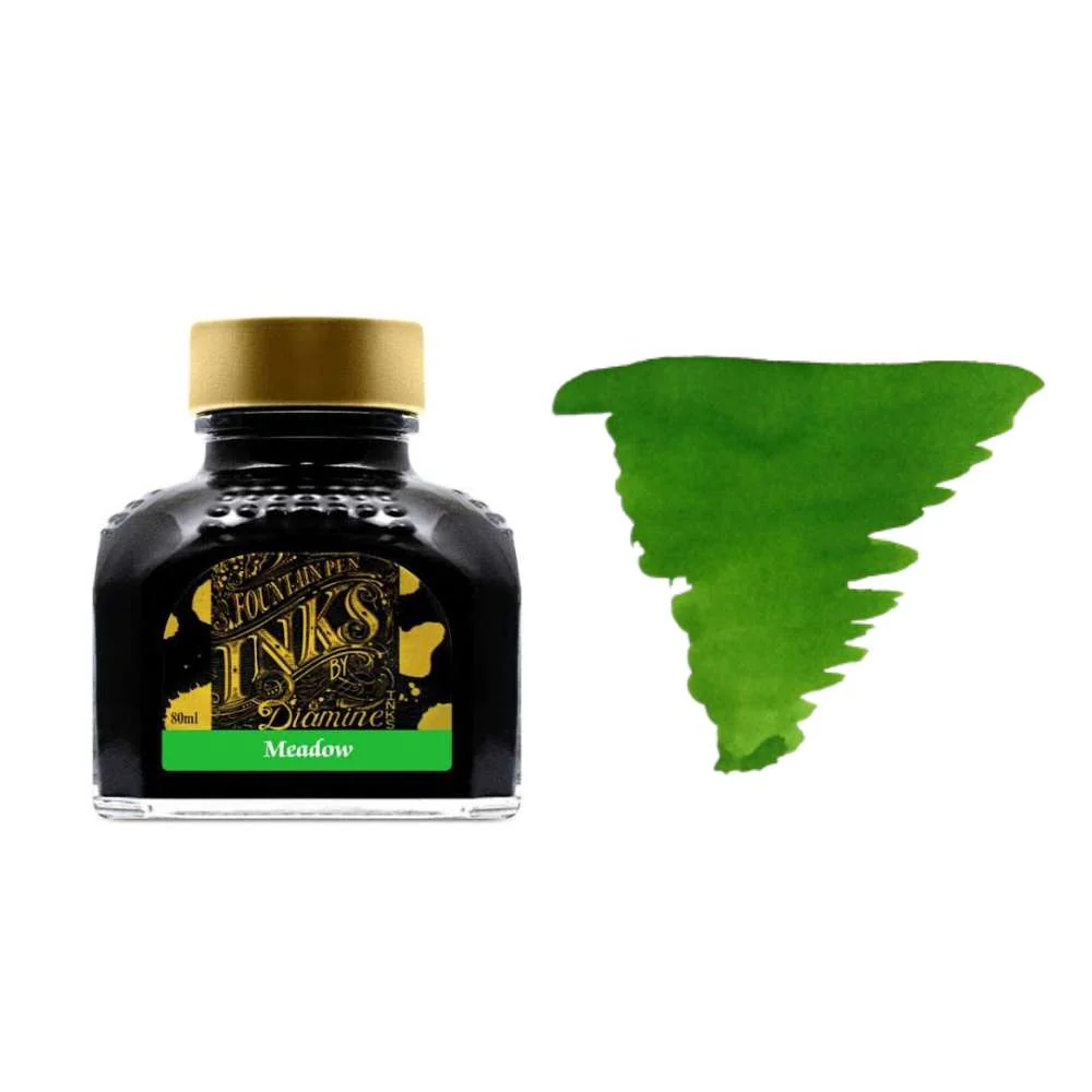 Diamine Inks 80ml Ink Bottle - Meadow