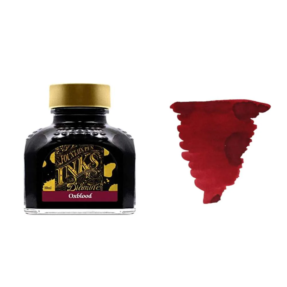 Diamine Inks 80ml Ink Bottle - Oxblood