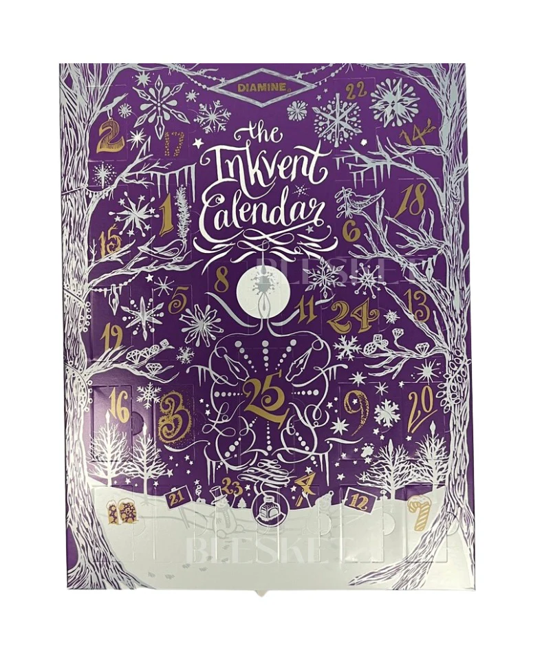 Diamine Inkvent Calendar 2023, Purple Edition