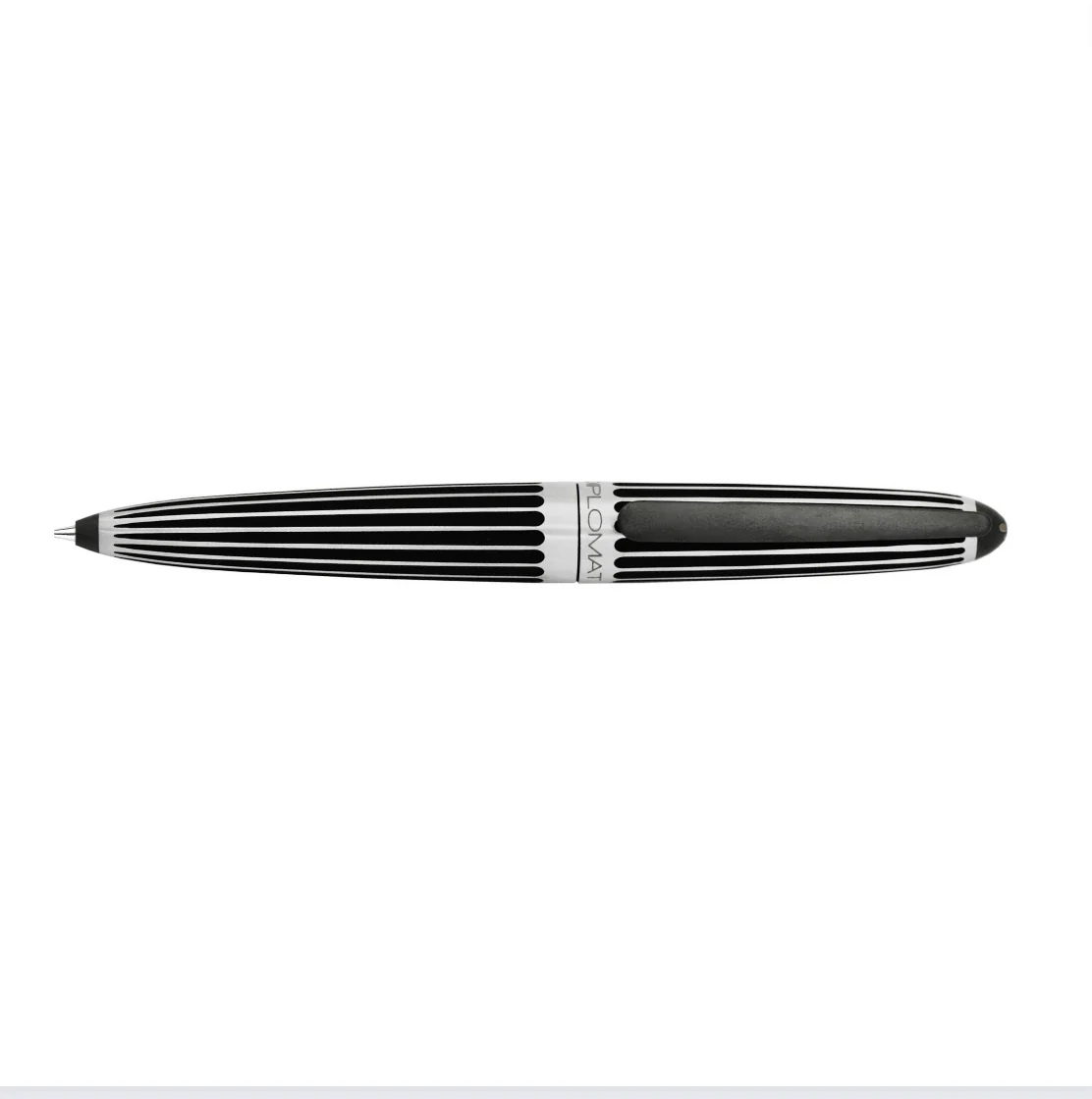 Diplomat Aero Ballpoint Pen - Black Stripes