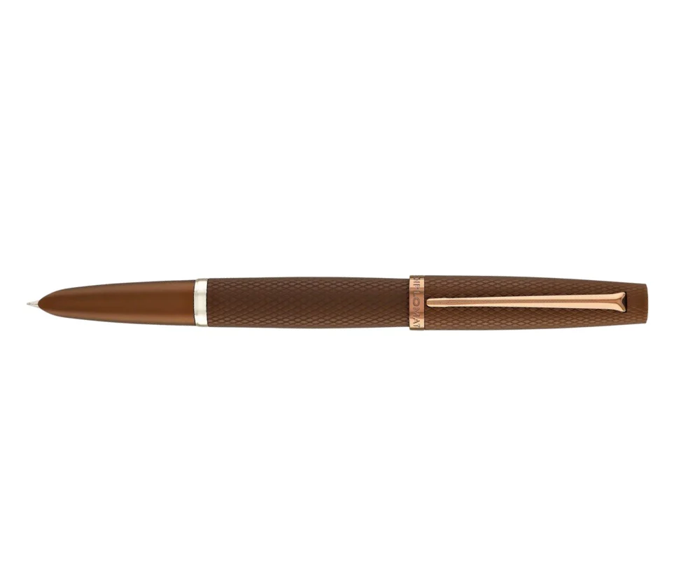 Diplomat Viper Guilloche Fountain Pen - Brown