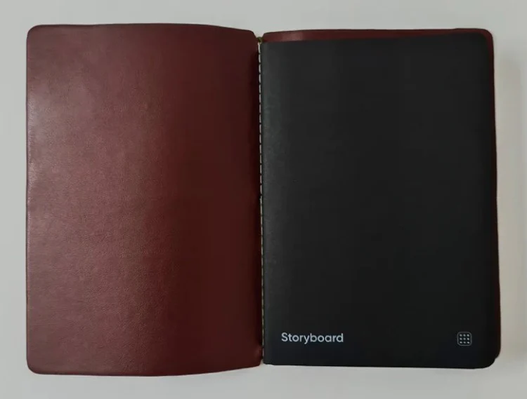 Endless Explorer Refillable Cactus Leather Journal - With Regalia Paper Notebook - Maroon - Image 2