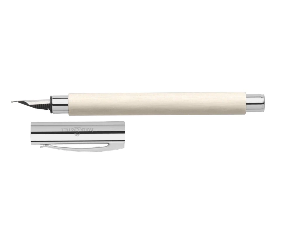 Faber-Castell Ambition Fountain Pen - Precious Resin Cinematic White