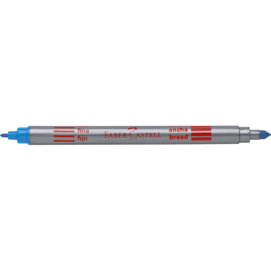 Faber-castell Double-ended felt tip pen, cardboard wallet of 10 - Image 2