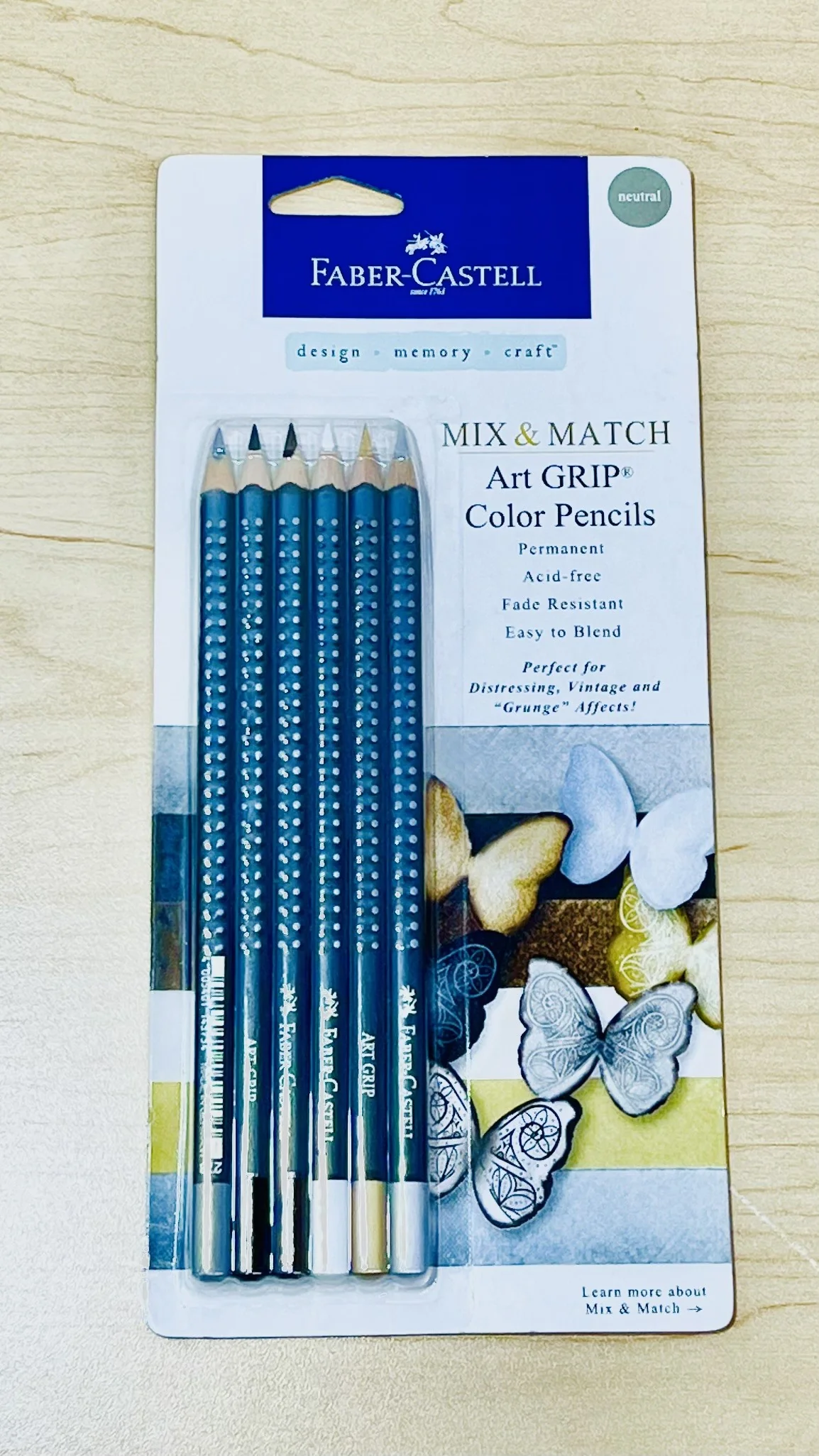 Faber-Castell Mix & Match Art Grip Color Pencils - Neutral