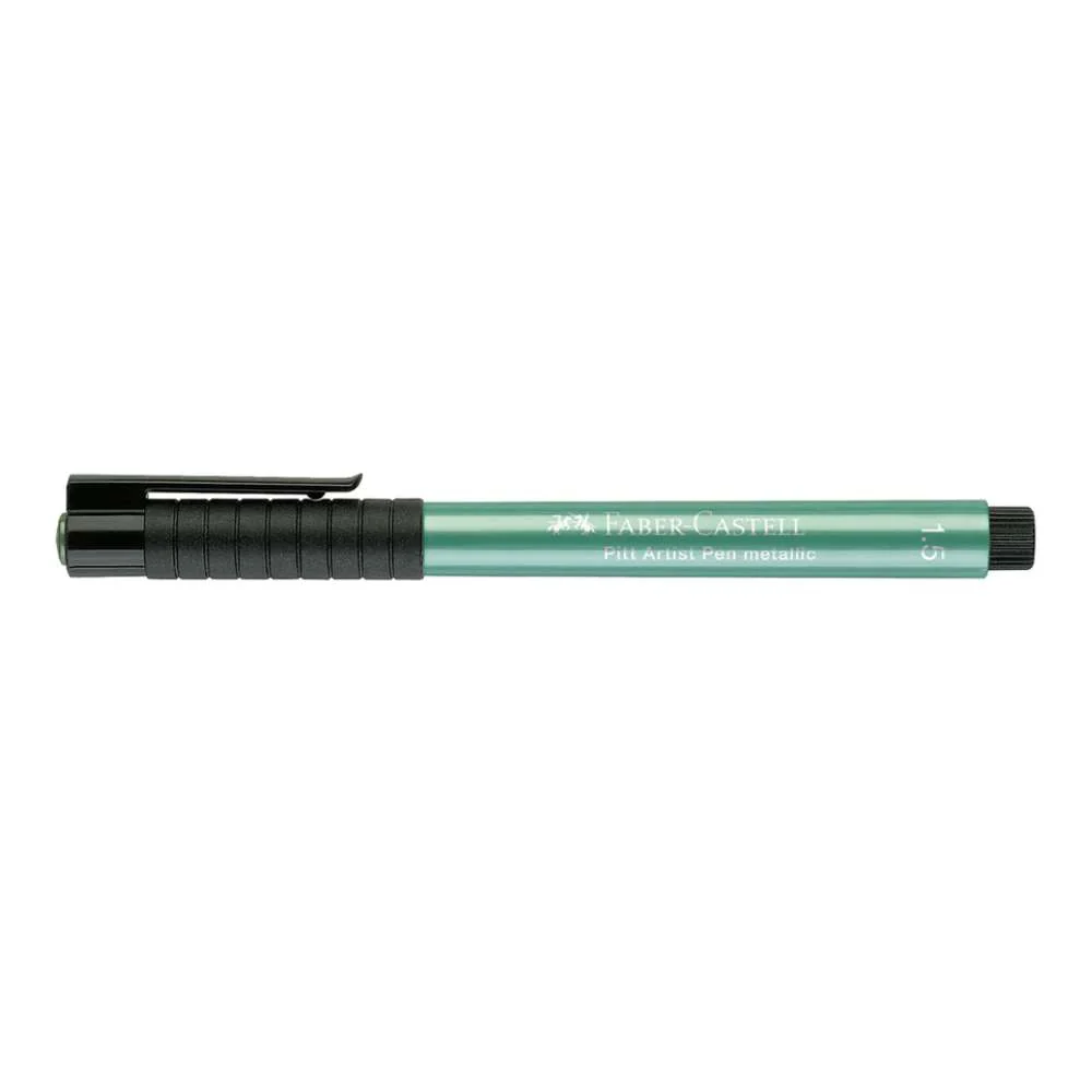 Faber Castell Pitt Artist Pen® Metallic - Green - Image 2