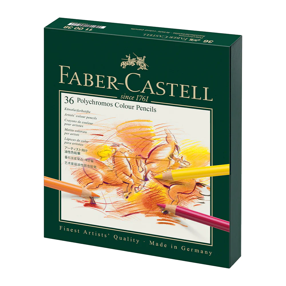Faber-Castell Polychromos Artists' Colour Pencils - Studio box of 36
