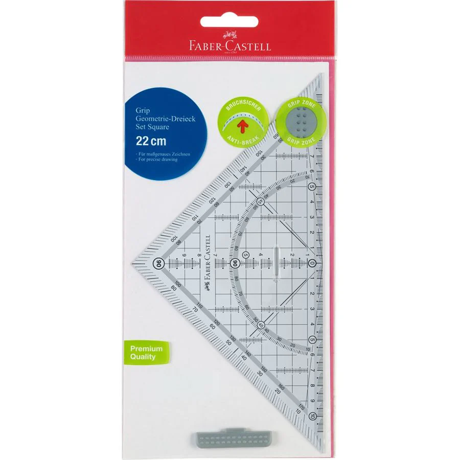 Faber Castell Set Square Large with Handle #171010