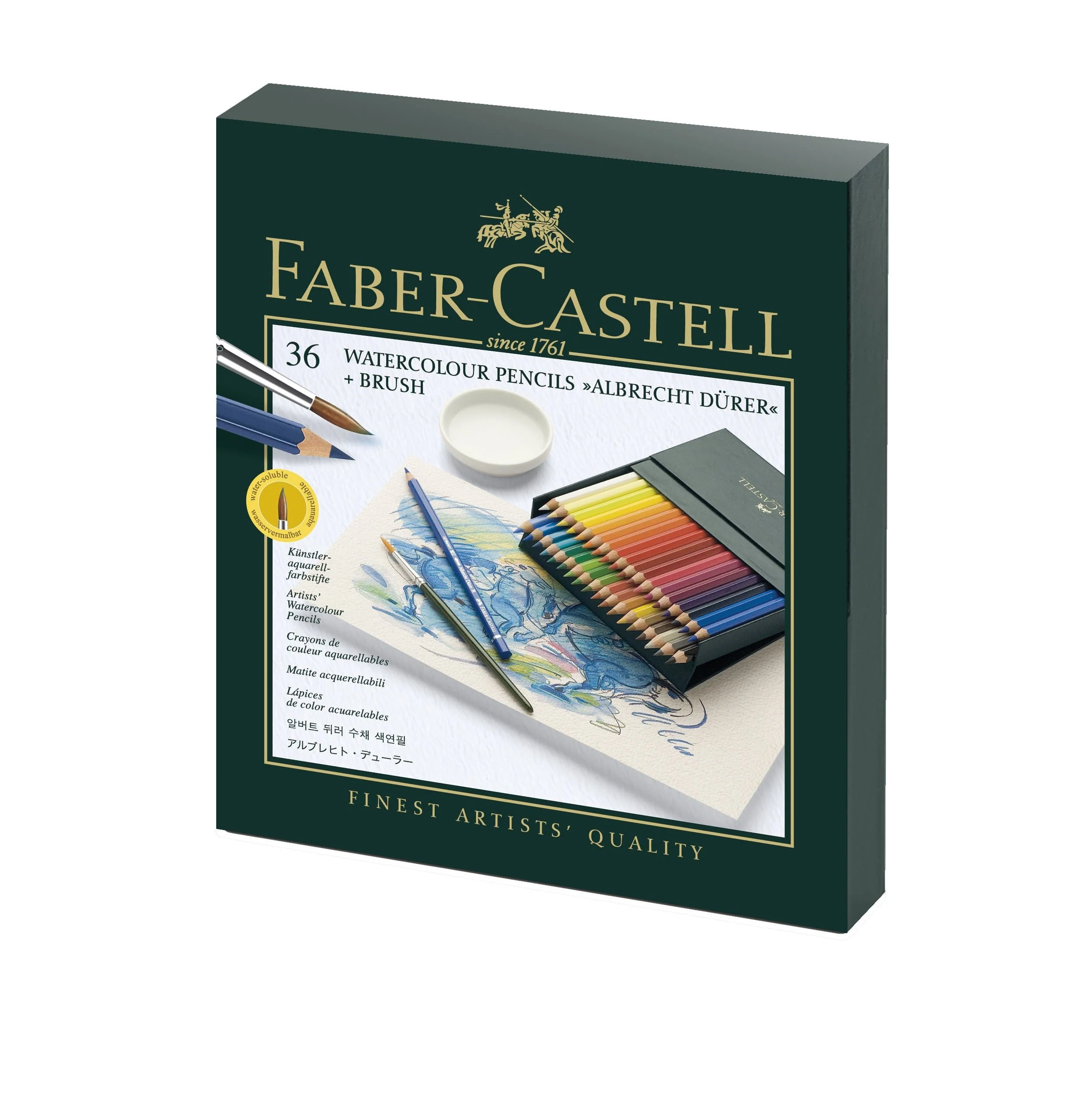 Faber-castell Watercolour pencil Albrecht Dürer Studio box of 36