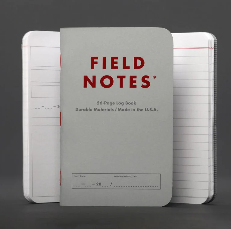 Field Notes Index: Ledger & Date Books 2 Pack - Red Logo - Image 2