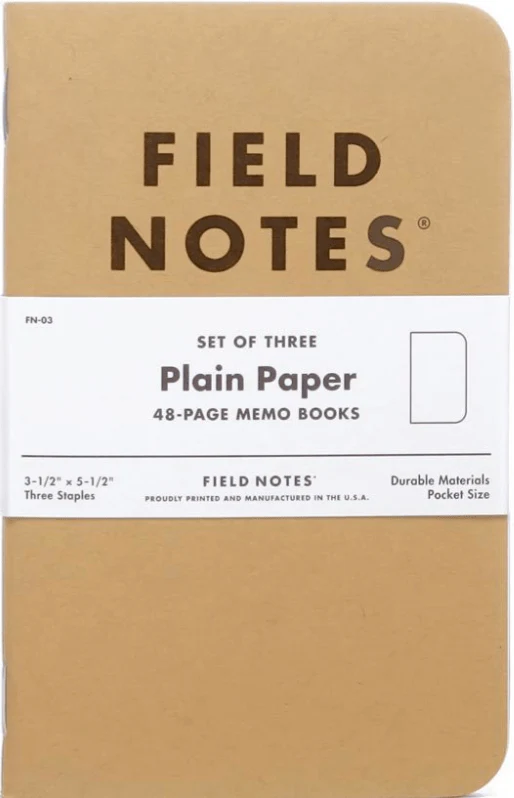 Field Notes Original Kraft Notebook - 3 pack - Image 3
