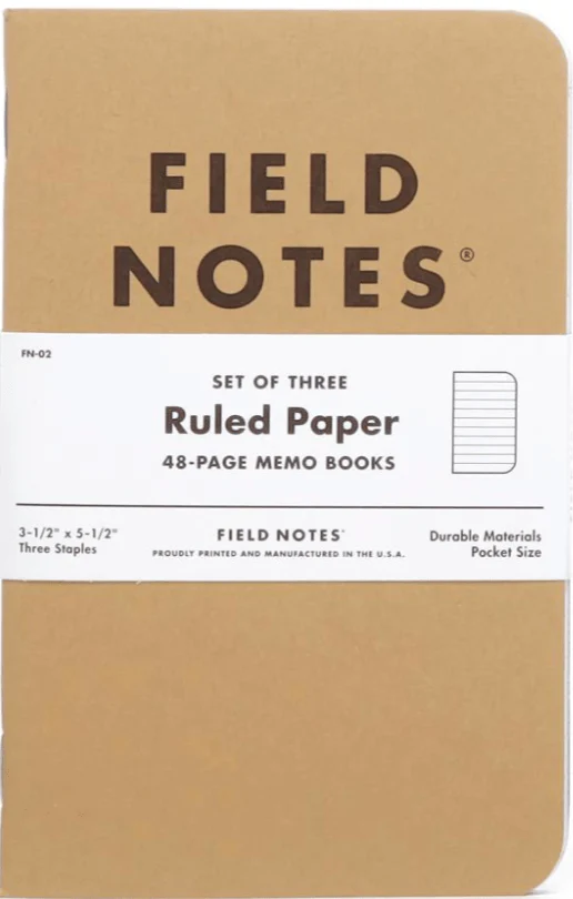 Field Notes Original Kraft Notebook - 3 pack - Image 4
