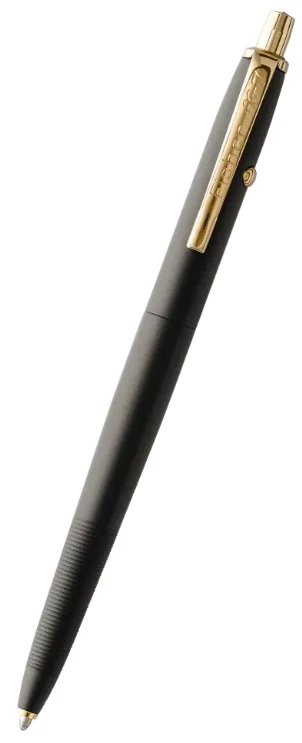 Fisher Space Pen AG7 – Graphite Black Cerakote with Gold Titanium Accents