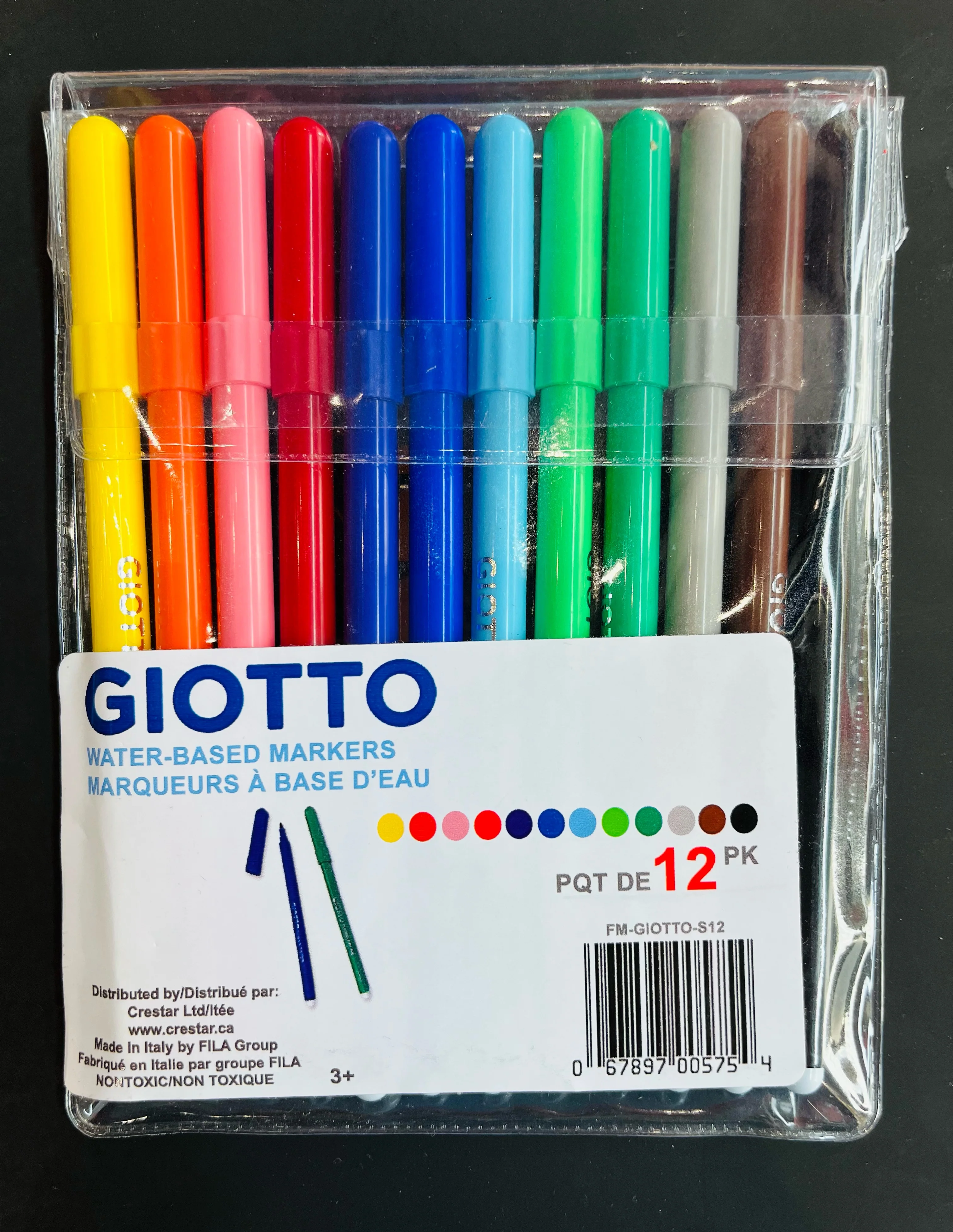 GIOTTO Water-Based Markers(Set of 12)