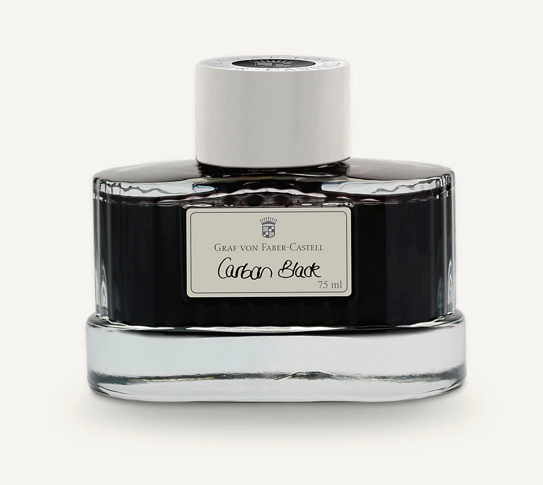 Graf Von Faber-Castell 75ml Ink Bottle - Carbon Black