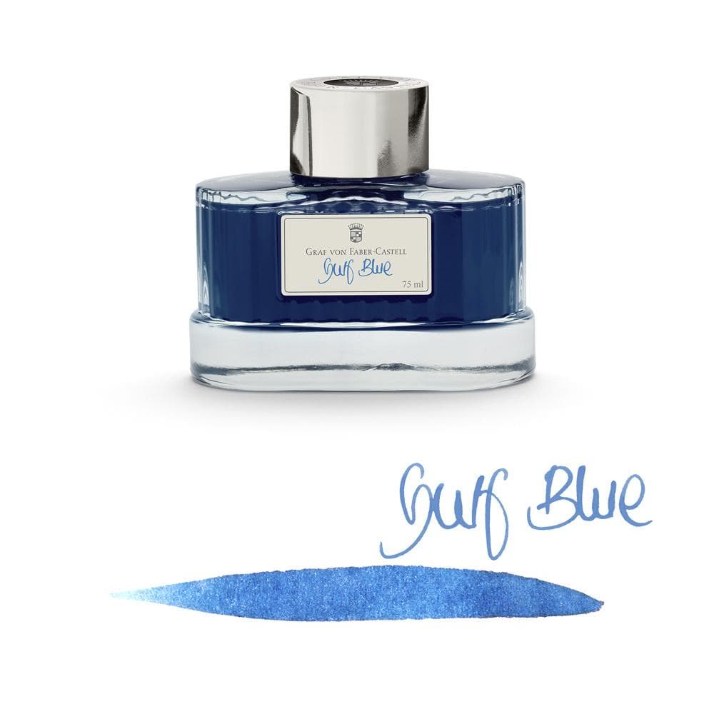 Graf Von Faber-Castell 75ml Ink Bottle - Gulf Blue