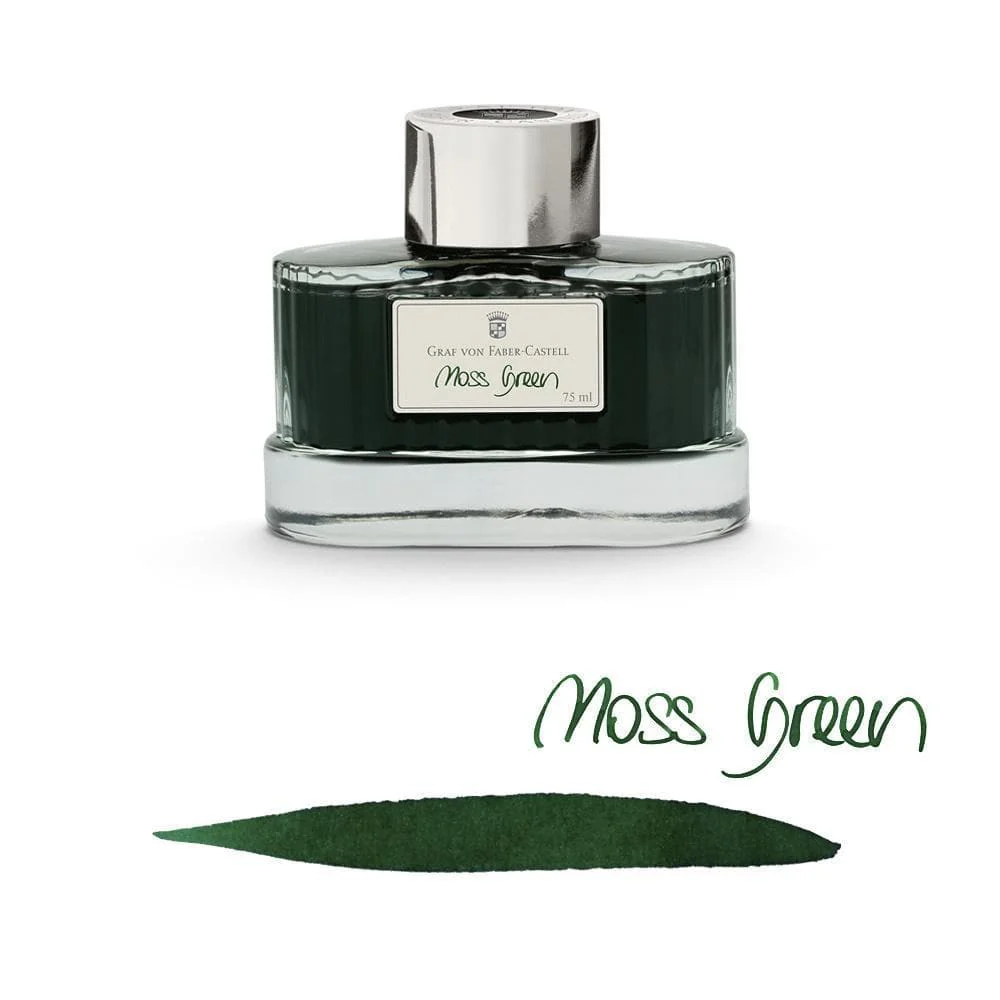 Graf Von Faber-Castell 75ml Ink Bottle - Moss Green