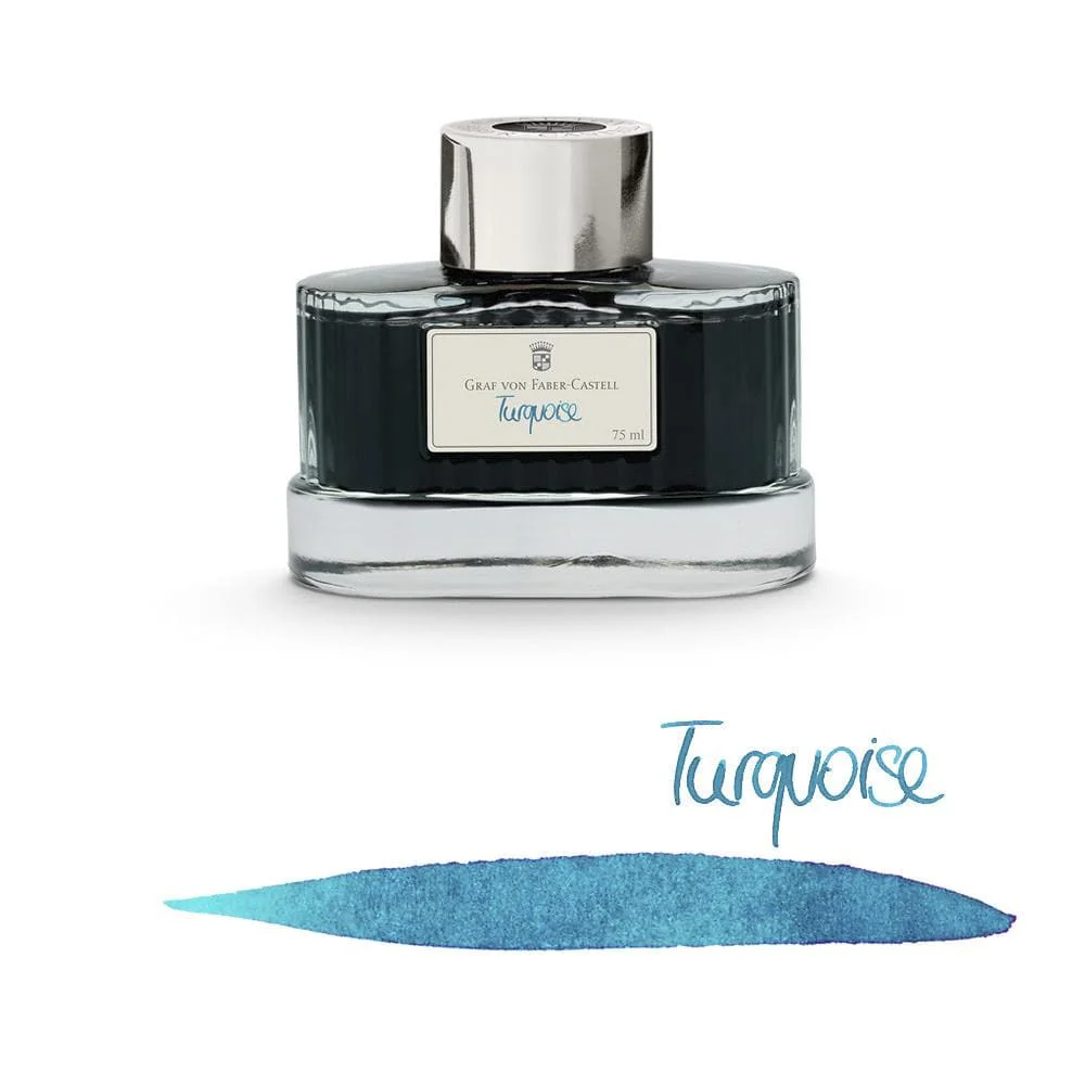 Graf Von Faber-Castell 75ml Ink Bottle - Turquoise