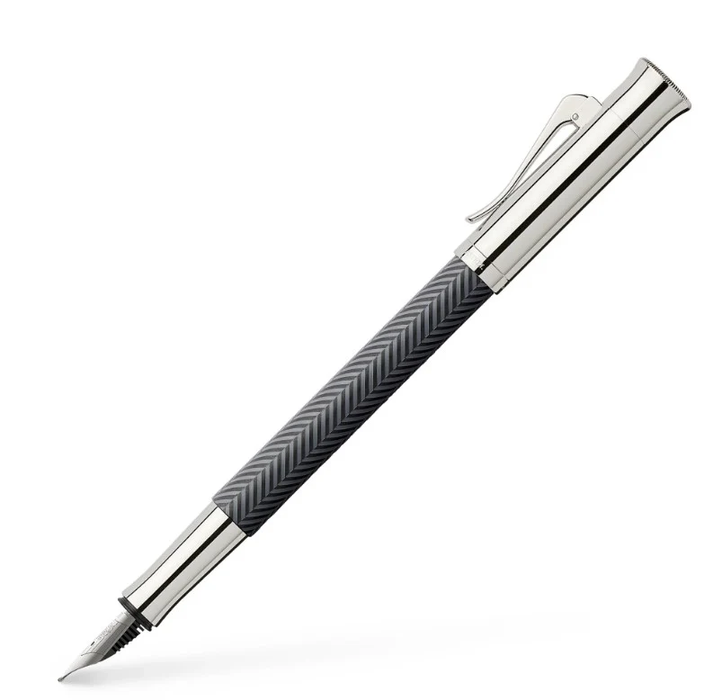 Graf von Faber-Castell Guilloche Ciselé Anthracite Fountain pen
