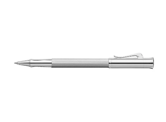 Graf von Faber Castell Guilloche Rhodium Rollerball Pen