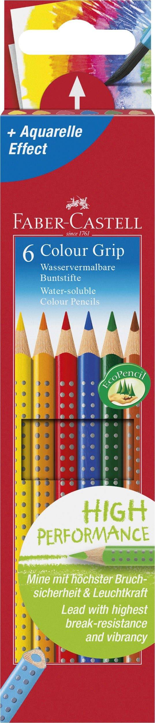 Grip 2001 Colour Pencil Box of 6
