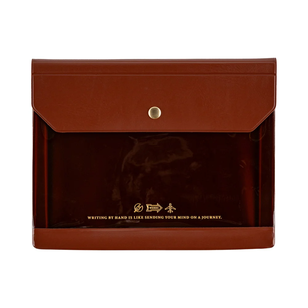 Hobonichi 2026 Alettone Document Case – A6 – Brown