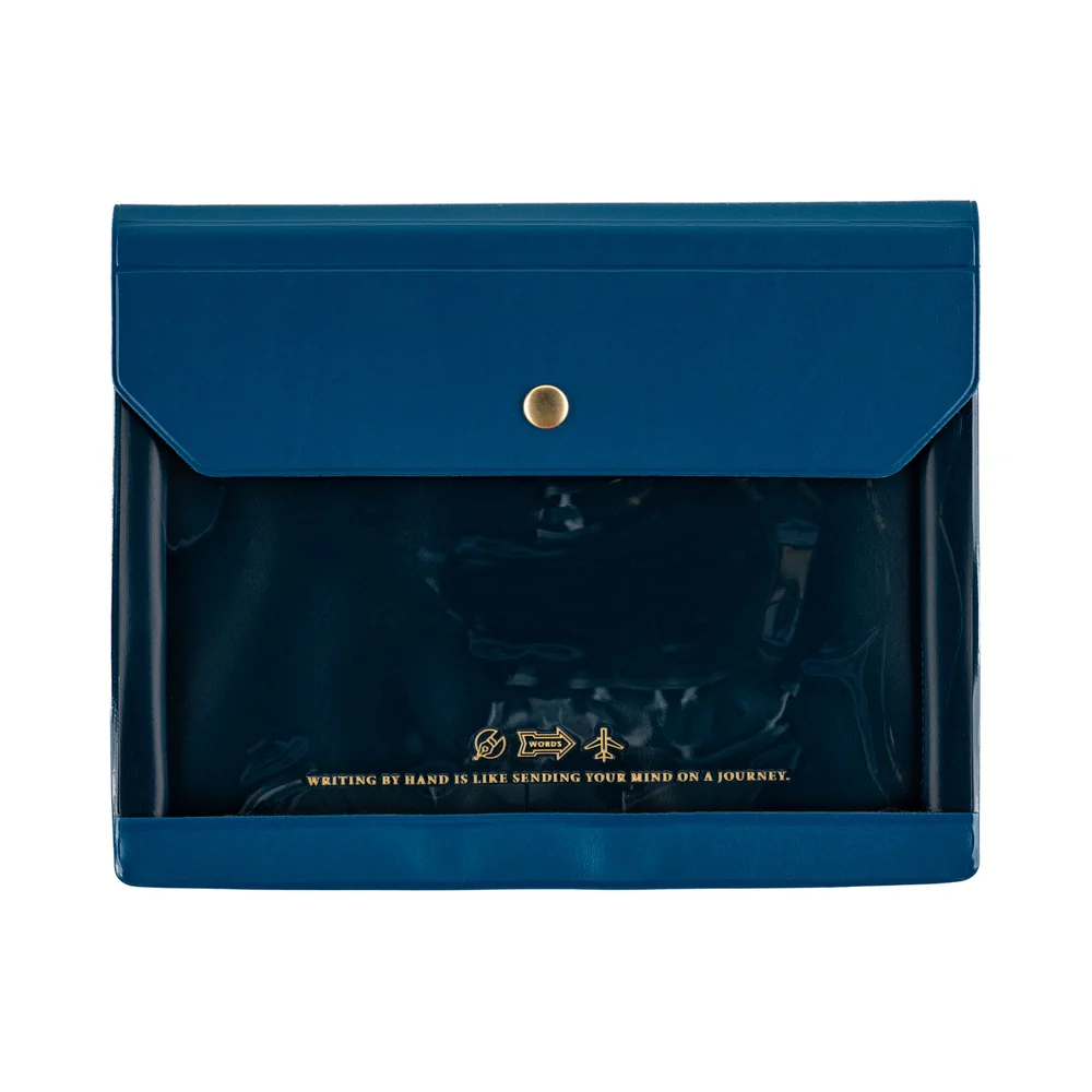 Hobonichi 2026 Alettone Document Case – A6 – Navy