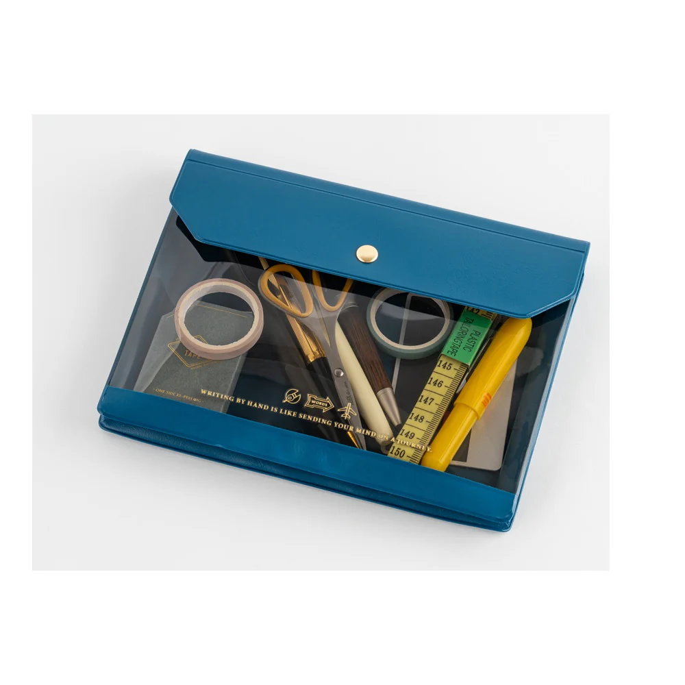 Hobonichi 2026 Alettone Document Case – A6 – Navy - Image 3