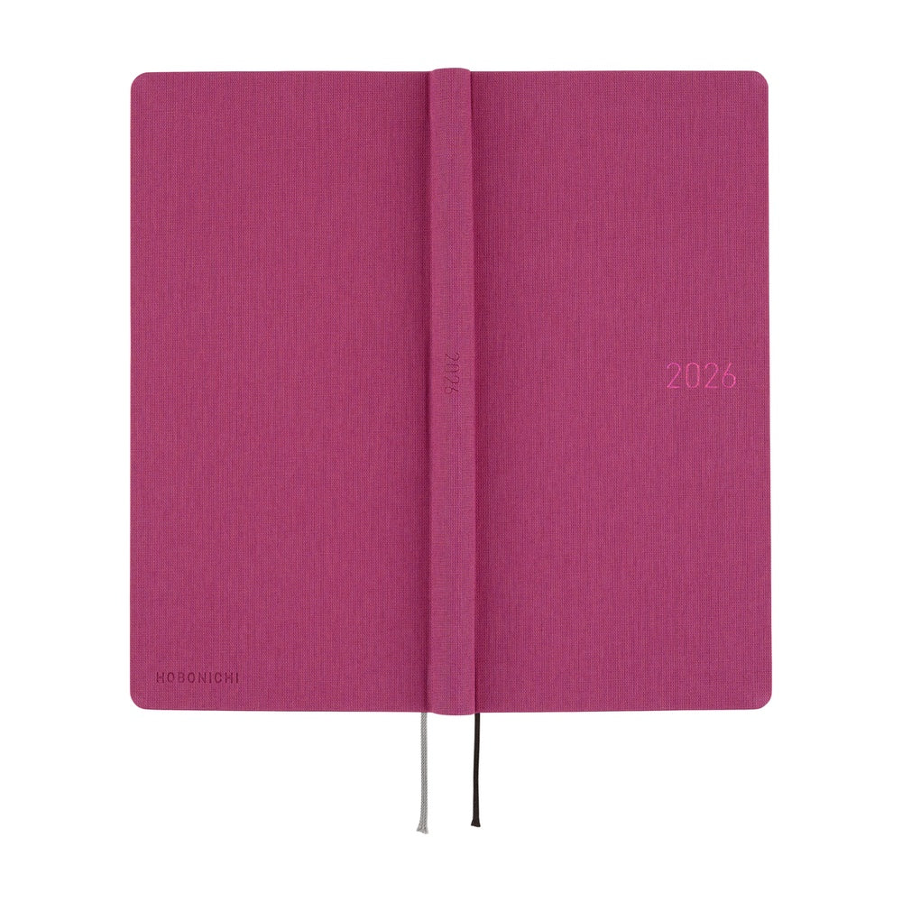 Hobonichi 2026 Colors Peony Purple Journal - Mega English Tall & Slim January Start - Image 2