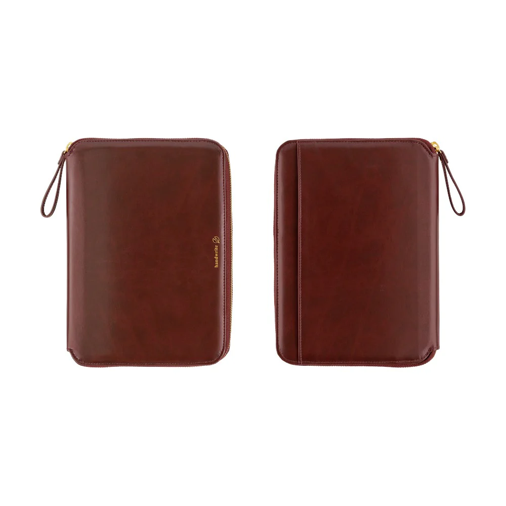 Hobonichi 2026 Cover Amarone Zipper Style Single Color - A5 Cousin