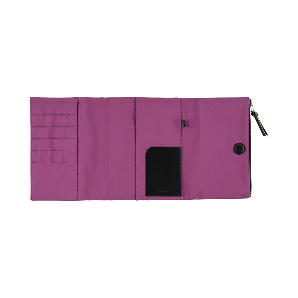 Hobonichi 2026 Cover Tragen in Purple Tri-Fold with Magnetic Closure - A5 Cousin - Image 3