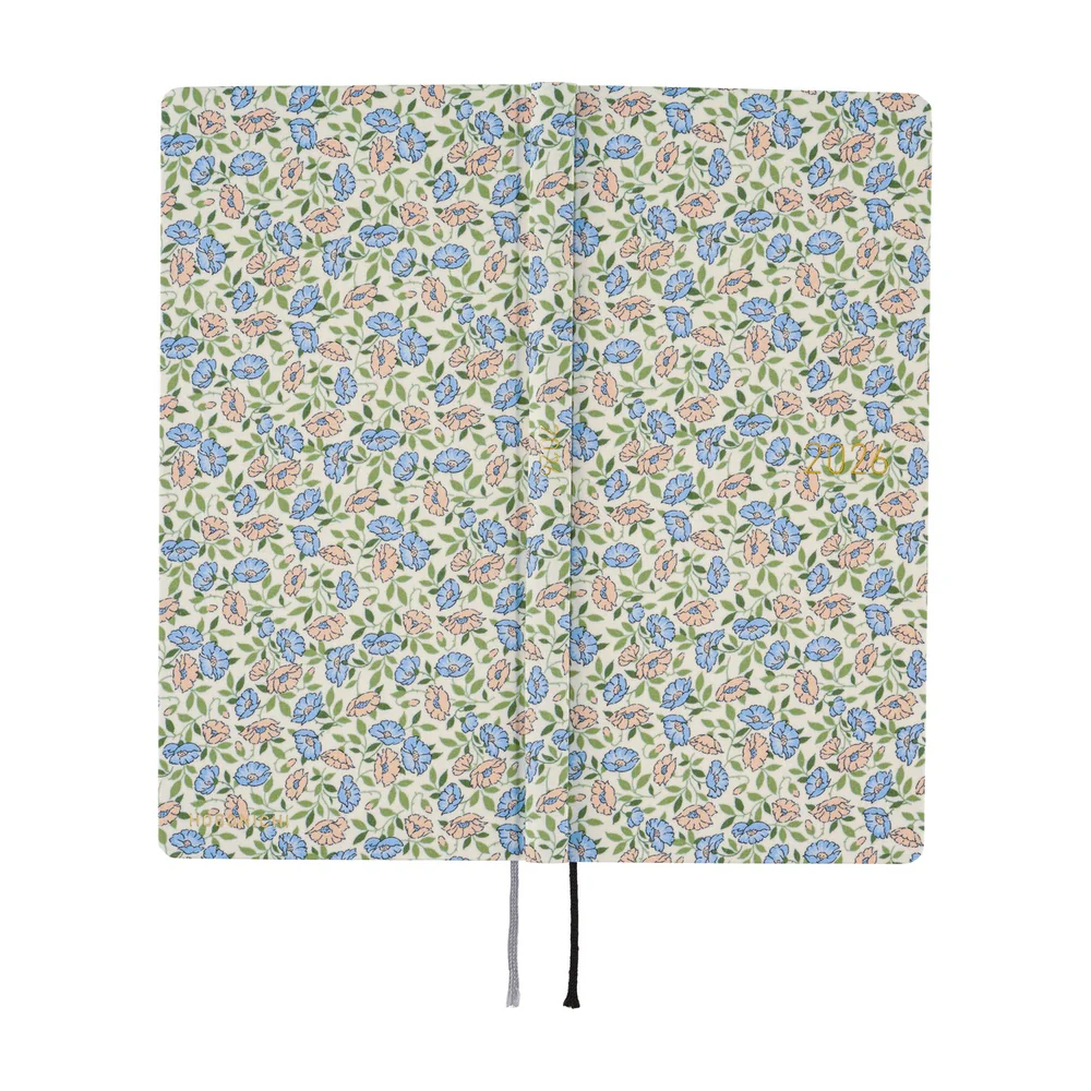 Hobonichi 2026 Liberty Fabrics Sasha Kiora Journal - English Tall & Slim January Start - Image 2