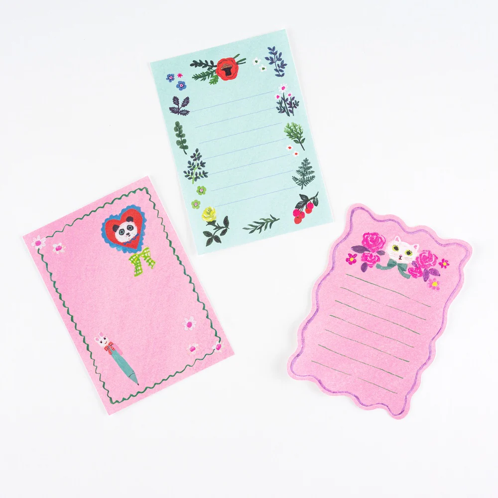 Hobonichi 2026 Mini Letter Set – Yumi Kitagishi White Cat’s World - Image 2