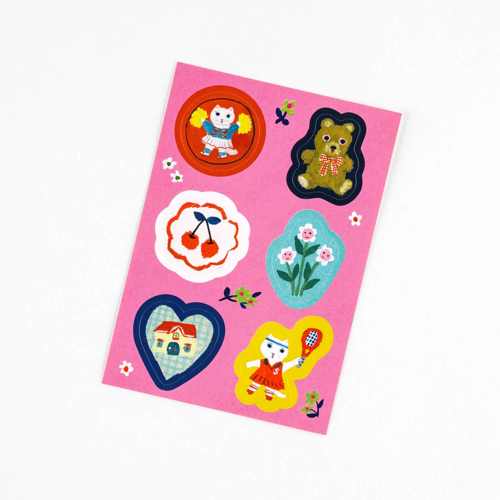 Hobonichi 2026 Mini Letter Set – Yumi Kitagishi White Cat’s World - Image 4