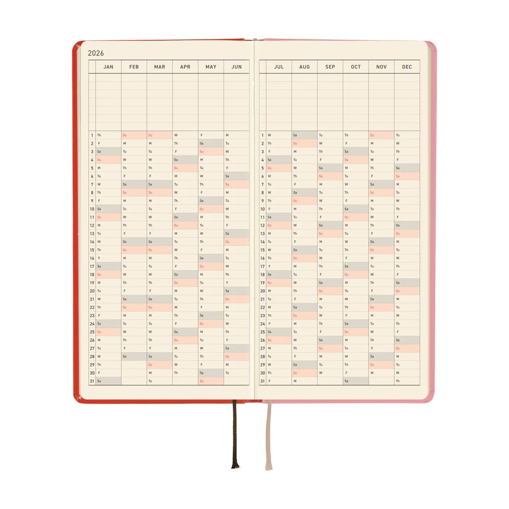 Hobonichi 2026 Tolight A Bright Year Journal - English Tall & Slim January Start - Image 4