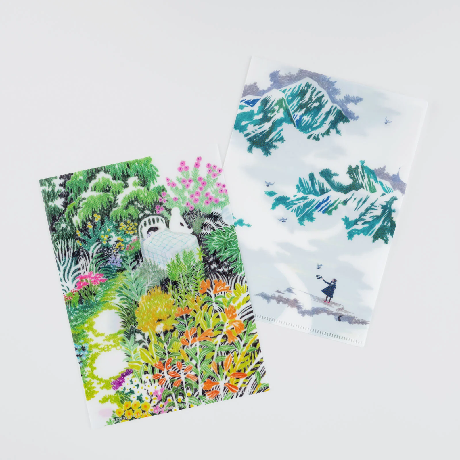 Hobonichi Clear Folder Set of 2 - Iyo Okumi - A5