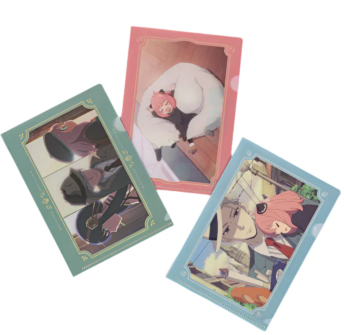Hobonichi Clear Folder SPY X FAMILY Set of 3 – A6