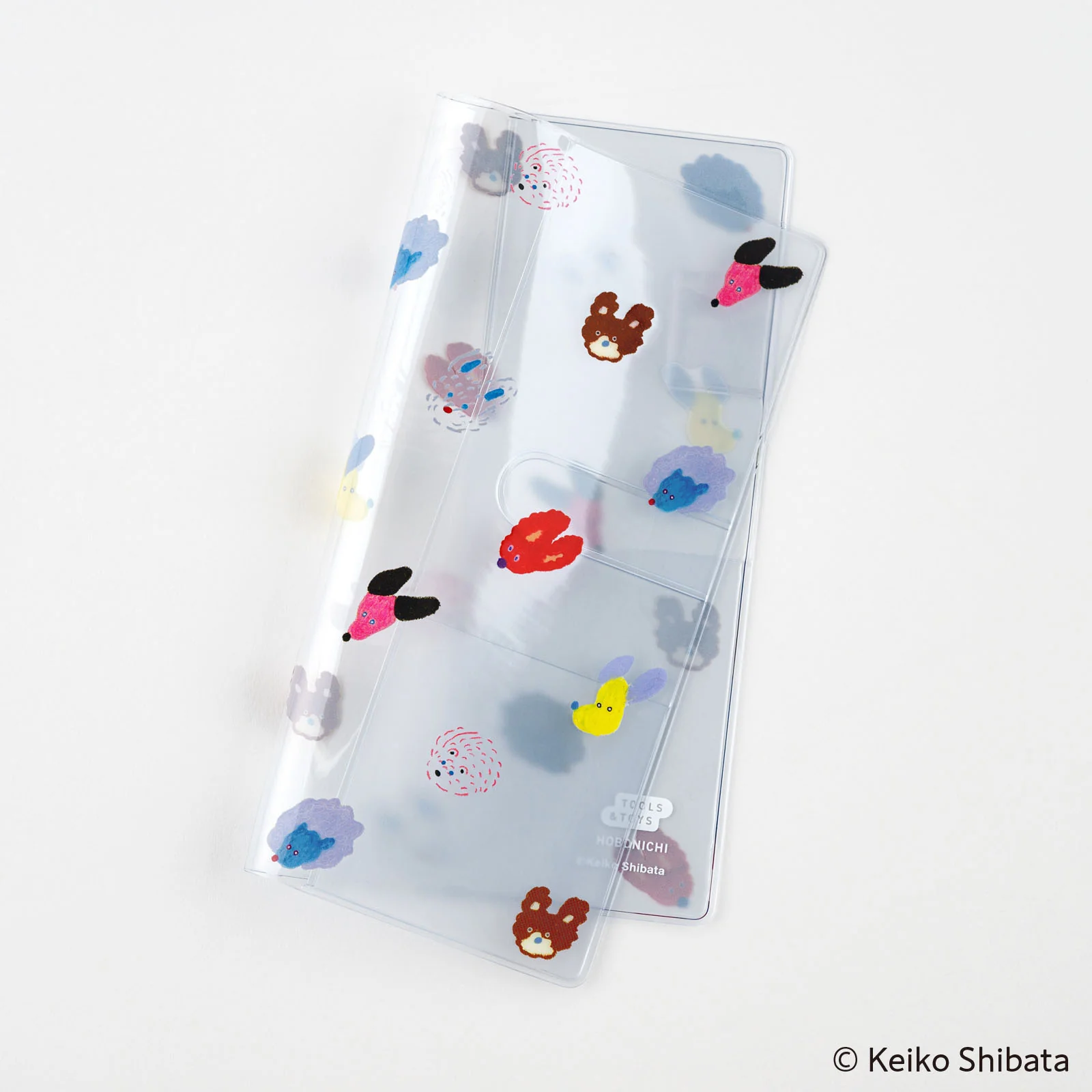 Hobonichi Keiko Shibata: Clear Cover for Weeks - (Dog Ears Fluttering in the Wind)