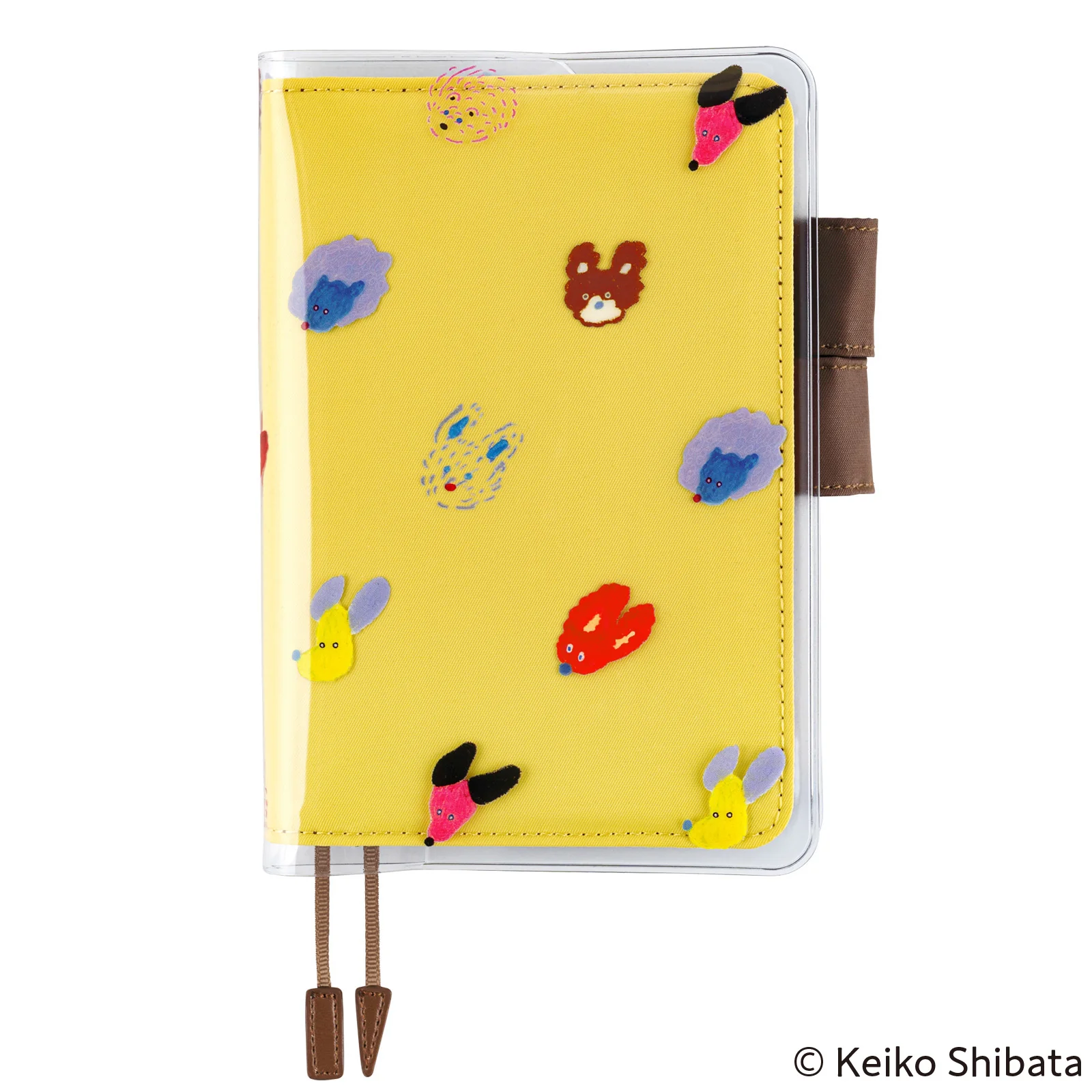 Hobonichi Keiko Shibata: Cover on cover - A6 (Dog Ears Fluttering in the Wind - Image 2