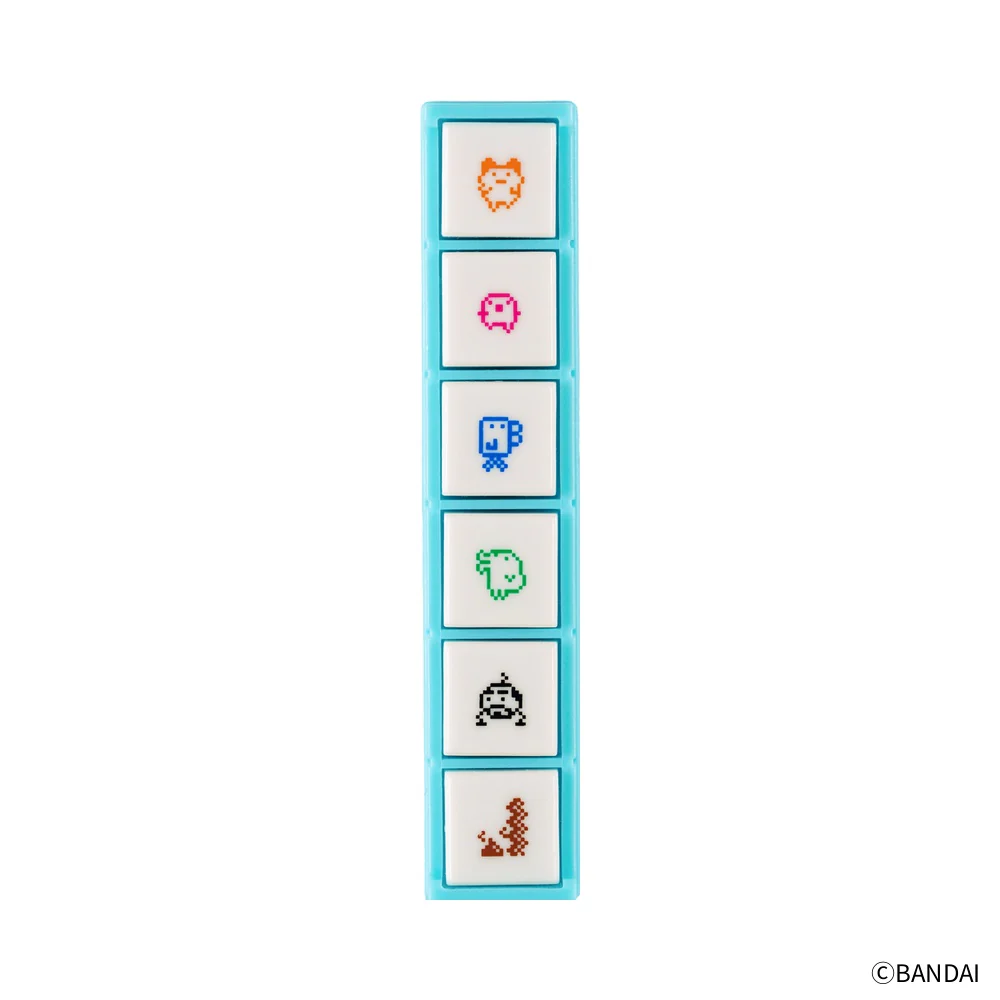 Hobonichi Kodomo no Kao 2026 Pochitto6 Push Button Stamp - Tamagotchi
