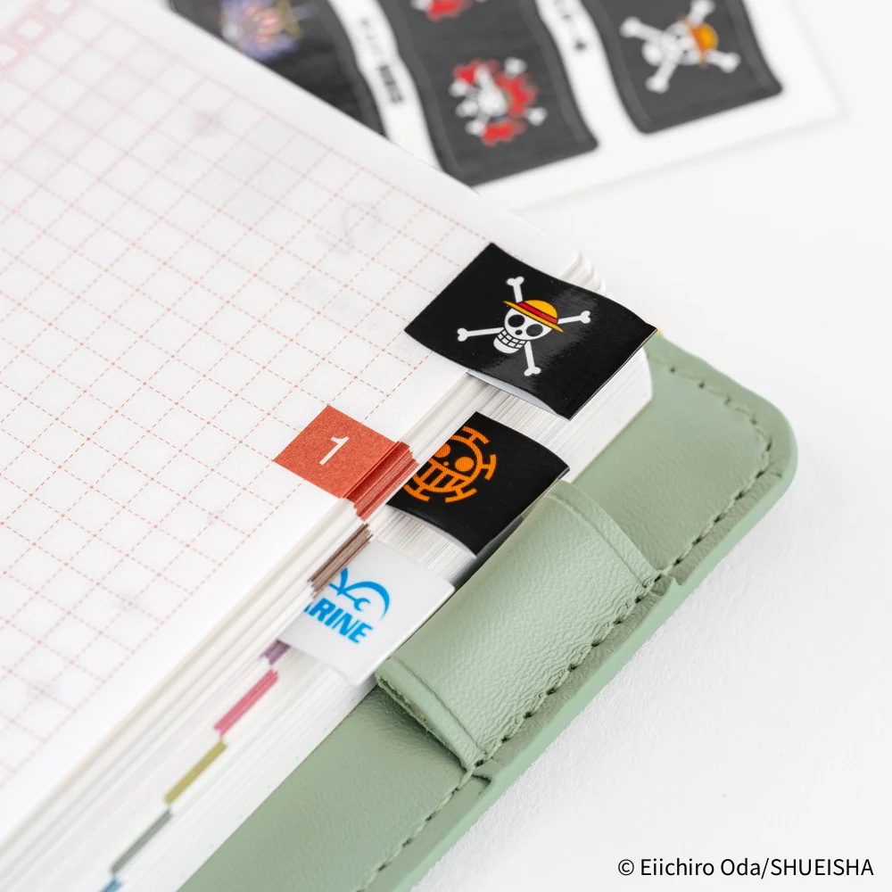 Hobonichi One Piece Magazine - Pirate Flag Index Stickers - Image 2