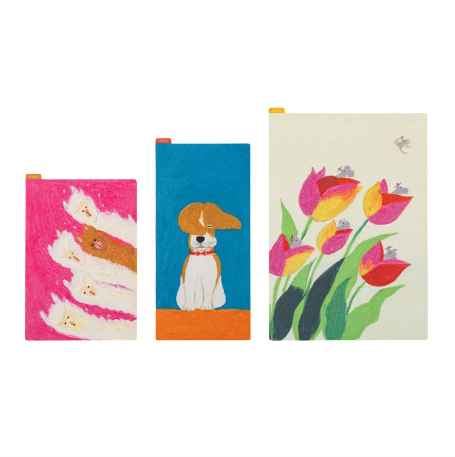 Hobonichi Pencil Board - A5- Keiko Shibata (Swaying Tulips) - Image 2