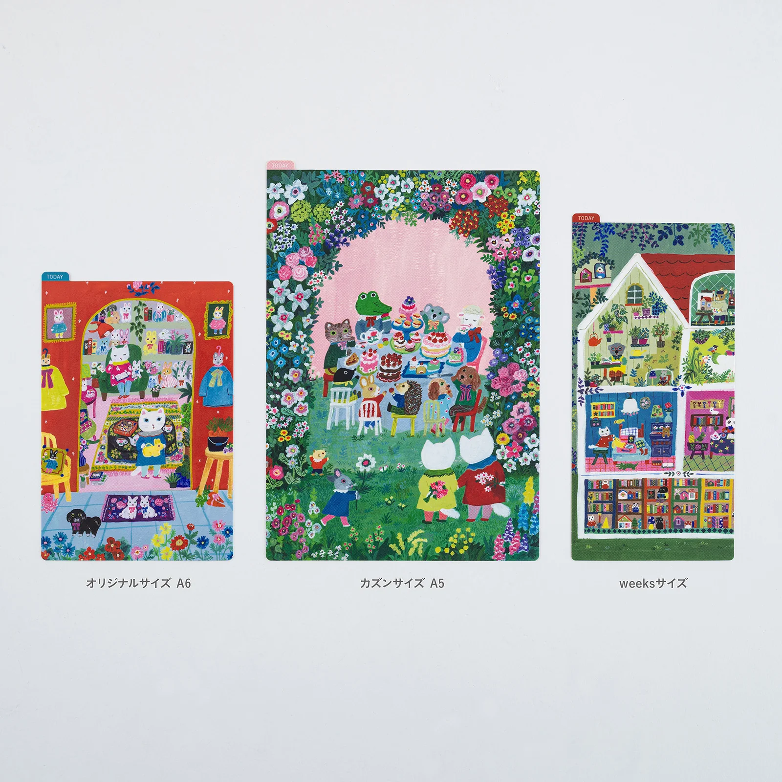 Hobonichi Pencil Board - A5 - Yumi Kitagishi (In the Garden) - Image 2